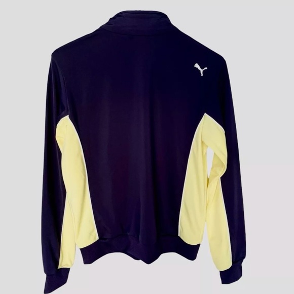 Vintage PUMA Contrast Track Jacket -  Blue Yellow, Size M. - Picture 5 of 7
